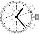 Mouvement chronographe AROLA 7750 Cc